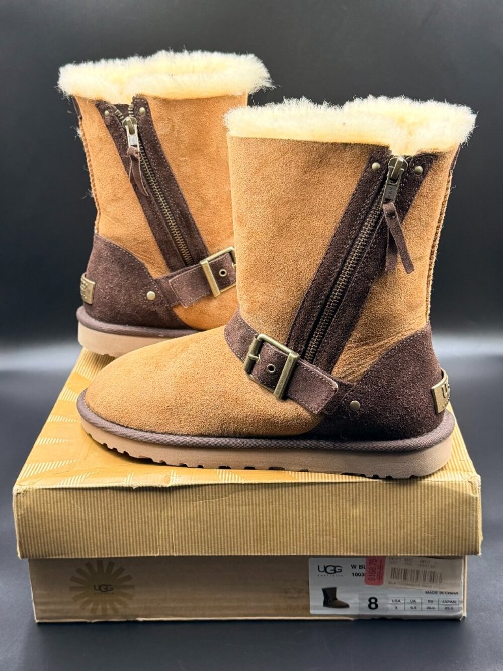 UGG Australia Blaise Classic Shearling Zip Boots